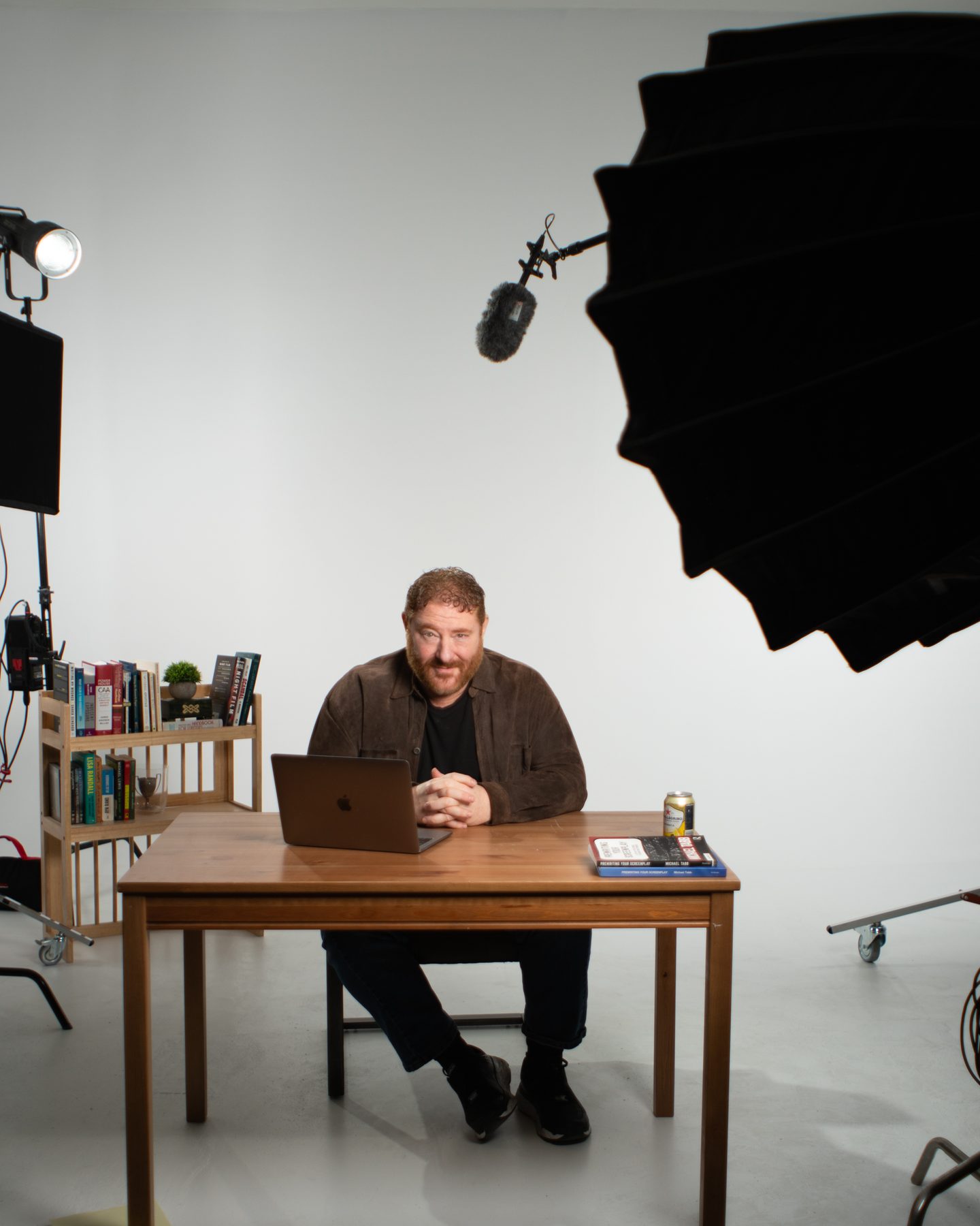 Brand Photography — studio interview setup