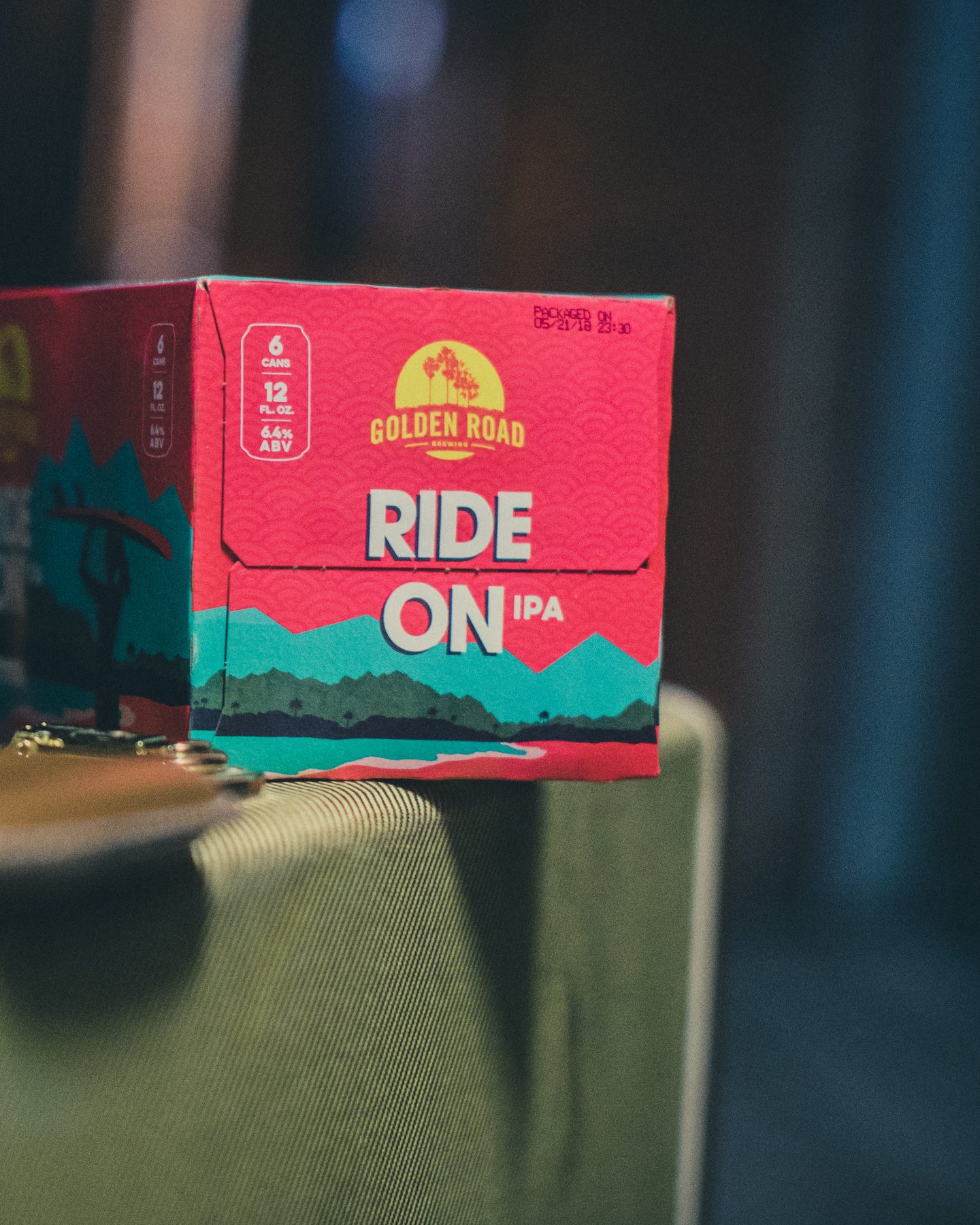 Product Photography — six-pack on location